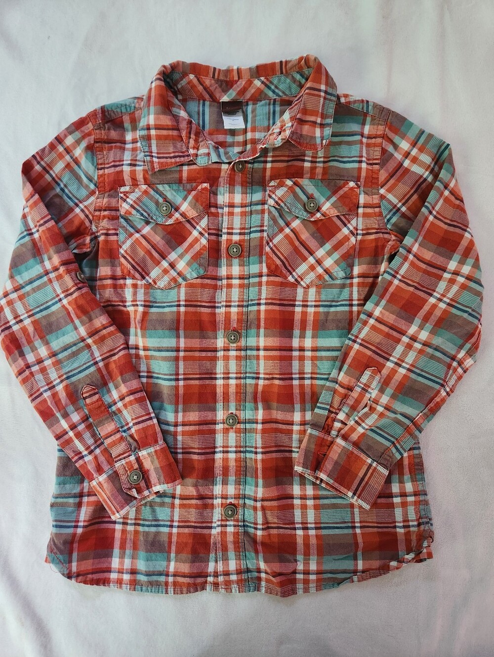 Tea Collection Kids Plaid Button-Up Shirt